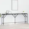 Image de Table Console Chêne Noir 200 X 29 X 75 Cm Vidaxl