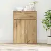 Image de Buffet Chêne Artisanal 60 X 30 X 84 Cm Bois D'ingénierie Vidaxl