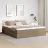 Image de Lit Avec Rangement Et Matelas Cappuccino 180 X 200 Cm Vidaxl
