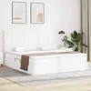 Image de vidaXL Lit de Rangement Blanc pur 180 x 200 cm Cuir synthétique 3371678