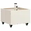 Image de Vidaxl pied de parasol blanc 45 x 45 x 45 cm acier