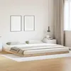 Image de vidaXL Cadre de lit surélevé Naturel 180 x 220 cm Pin massif 869756
