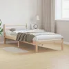 Image de vidaXL Cadre de lit Marron 2255 x 955 x 695 cm Bois de Pin Massif 869776
