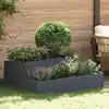 Image de Cache-pot De Jardin Anthracite 100 X 100 X 50 Cm Vidaxl