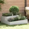 Image de Cache-pot De Jardin Argent 100 X 100 X 50 Cm Acier Inoxydable Vidaxl