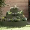 Image de Cache-pot De Jardin Vert Olive 90 X 90 X 20 Cm Vidaxl