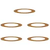 Image de Pot en métal pour anneaux darbre - vidaXL - Ø60/90 cm - Lot de 5 - Marron - Design minimaliste - Affichage surélevé