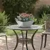 Image de Cache-pot De Jardin 5 Pcs Argent 35 X 35 X 15 Cm Vidaxl