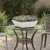 Image de Cache-pot De Jardin 5 Pcs Blanc 50 X 50 X 15 Cm Vidaxl