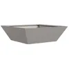 Image de Cache-pot de jardin - vidaXL - 5 pièces - Rouillé - 50x50x15 cm - Pot trapezoïdal - Support en métal - Déco extérieure