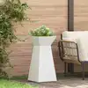 Image de Jardinière À Pilier 2 Pcs Blanc 35 X 35 X 73 Cm Vidaxl
