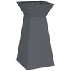 Image de Jardinière pilier - vidaXL - Anthracite - 35x35x73 cm - Durable - Utilisation en extérieur - Assemblage requis