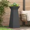 Image de Jardinière À Pilier 2 Pcs Noir 40 X 40 X 100 Cm Vidaxl