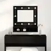 Image de Armoire Miroir Chêne Noir 60 X 31,5 X 62 Cm Bois D'ingénierie Vidaxl