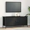 Image de Meuble Tv Chêne Noir 100 X 35 X 45 Cm Bois D'ingénierie Vidaxl