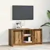 Image de Unites Tv Marron 100 X 34 X 50 Cm Bois D'ingénierie Vidaxl