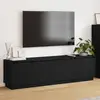 Image de Meuble Tv Chêne Noir 180 X 38 X 49 Cm Bois D'ingénierie Vidaxl