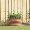 Image de Jardinière / bac à fleur - VIDAXL - 42011334 - Acier résistant - Fond ouvert drainant - Design moderne
