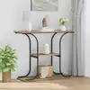 Image de Table Console Chêne Sonoma 101 X 35 X 80,5 Cm Bois D'ingénierie Vidaxl