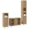 Image de Vidaxl ensemble de mobilier de salle de bain 3 pcs chêne artisanal