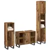 Image de Vidaxl ensemble de mobilier de salle de bain avec étagère 3 pcs marron