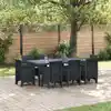 Image de Ensemble De Salle À Manger Pour Jardin 9 Pcs Anthracite Vidaxl