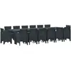 Image de Ensemble De Salle À Manger Pour Jardin 15 Pcs Anthracite Vidaxl
