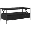 Image de Vidaxl table basse chêne noir 100 x 51 x 45 cm bois d'ingénierie