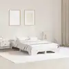 Image de Cadre De Lit Blanc 140 X 190 Cm Pin Massif Vidaxl