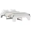 Image de Vidaxl cadre de lit blanc 140 x 190 cm pin massif