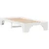 Image de Vidaxl cadre de lit blanc 75 x 190 cm pin massif