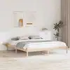 Image de Cadre De Lit Naturel 180 X 200 Cm Pin Massif Vidaxl