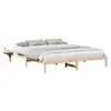 Image de Vidaxl cadre de lit naturel 180 x 200 cm pin massif