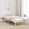 Image de Cadre De Lit Naturel 80 X 200 Cm Pin Massif Vidaxl
