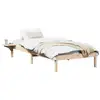 Image de Vidaxl cadre de lit naturel 80 x 200 cm pin massif