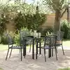 Image de Ensemble De Salle À Manger Pour Jardin 5 Pcs Anthracite Vidaxl