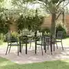 Image de Ensemble De Salle À Manger Pour Jardin 5 Pcs Anthracite Vidaxl