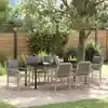 Image de Ensemble De Salle À Manger Pour Jardin 7 Pcs Beige Polyrotin Vidaxl