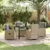 Image de Ensemble De Salle À Manger Pour Jardin 5 Pcs Polyrotin Vidaxl