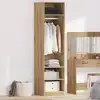 Image de Armoire Chêne Artisanal 50 X 50 X 200 Cm Bois D'ingénierie Vidaxl