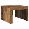 Image de Vidaxl table basse bois ancien 50 x 50 x 35 cm bois d'ingénierie