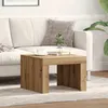 Image de VIDAXL Table basse carrée 50 x 50 x 35 cm   Chêne artisanal bois dingénierie