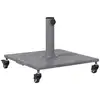 Image de Vidaxl pied de parasol aspect bois gris foncé 45 x 45 x 31,5 cm