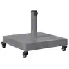 Image de Vidaxl pied de parasol aspect bois gris foncé 45 x 45 x 31,5 cm