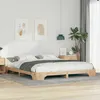 Image de vidaXL Cadre de lit Marron 180 x 210 cm Pin massif 872905