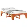 Image de Vidaxl cadre de lit marron 120 x 190 cm pin massif