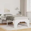 Image de vidaXL Cadre de lit Blanc 90 x 190 cm Pin massif 873011