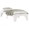 Image de Vidaxl cadre de lit blanc 90 x 190 cm pin massif