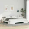 Image de vidaXL Cadre de lit Blanc 180 x 200 cm 873020