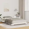 Image de vidaXL Cadre de lit Blanc 100 x 200 cm Pin massif 873086